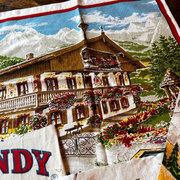 Vintage Fabric Squares For Crafting  Alps Chalet & Jim Dandy Birds Prints - Picture 4 of 16